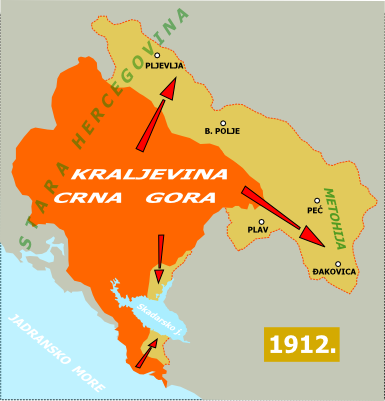 Crna Gora 1912/ vremenskalinija.me